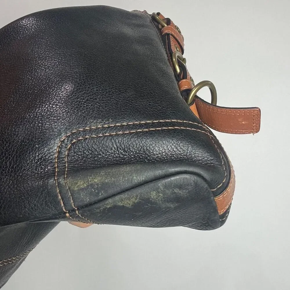 Coach Women's Black and Brown Bag